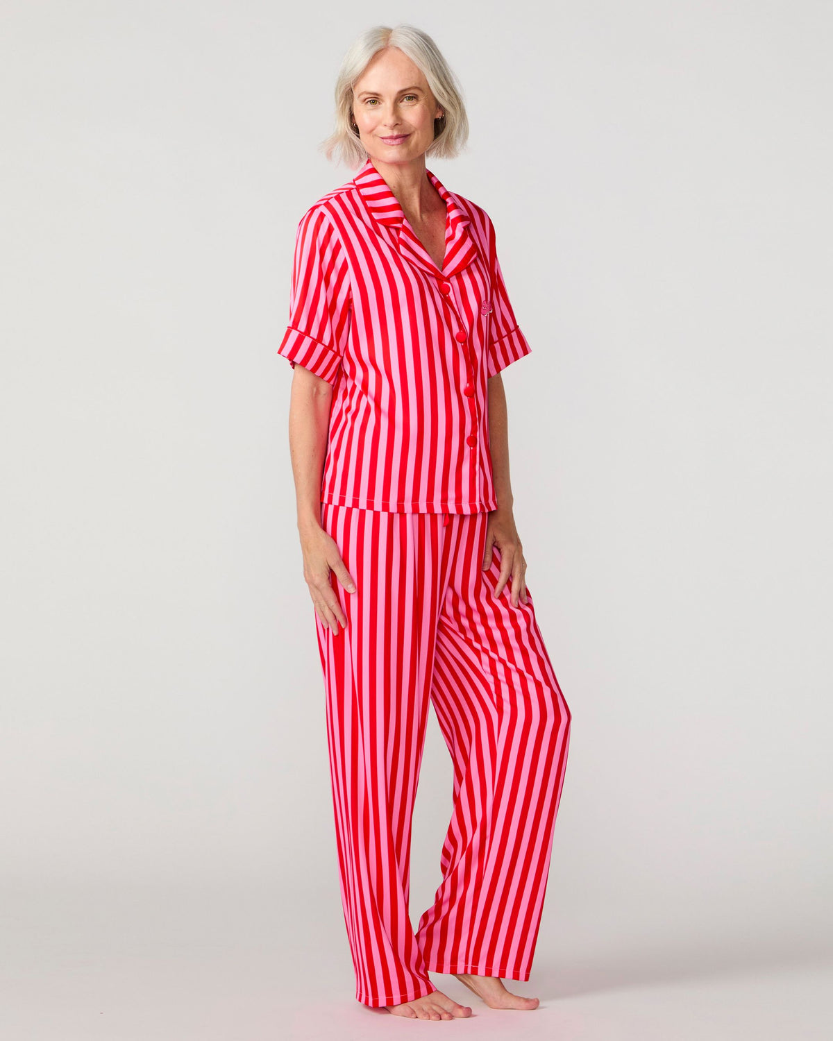 Christmas Club Silky Pant Set