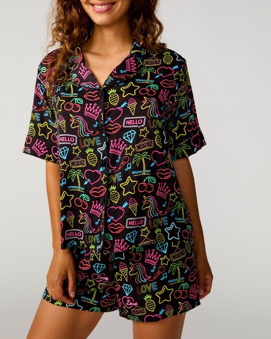 Neon Lights Silky Set