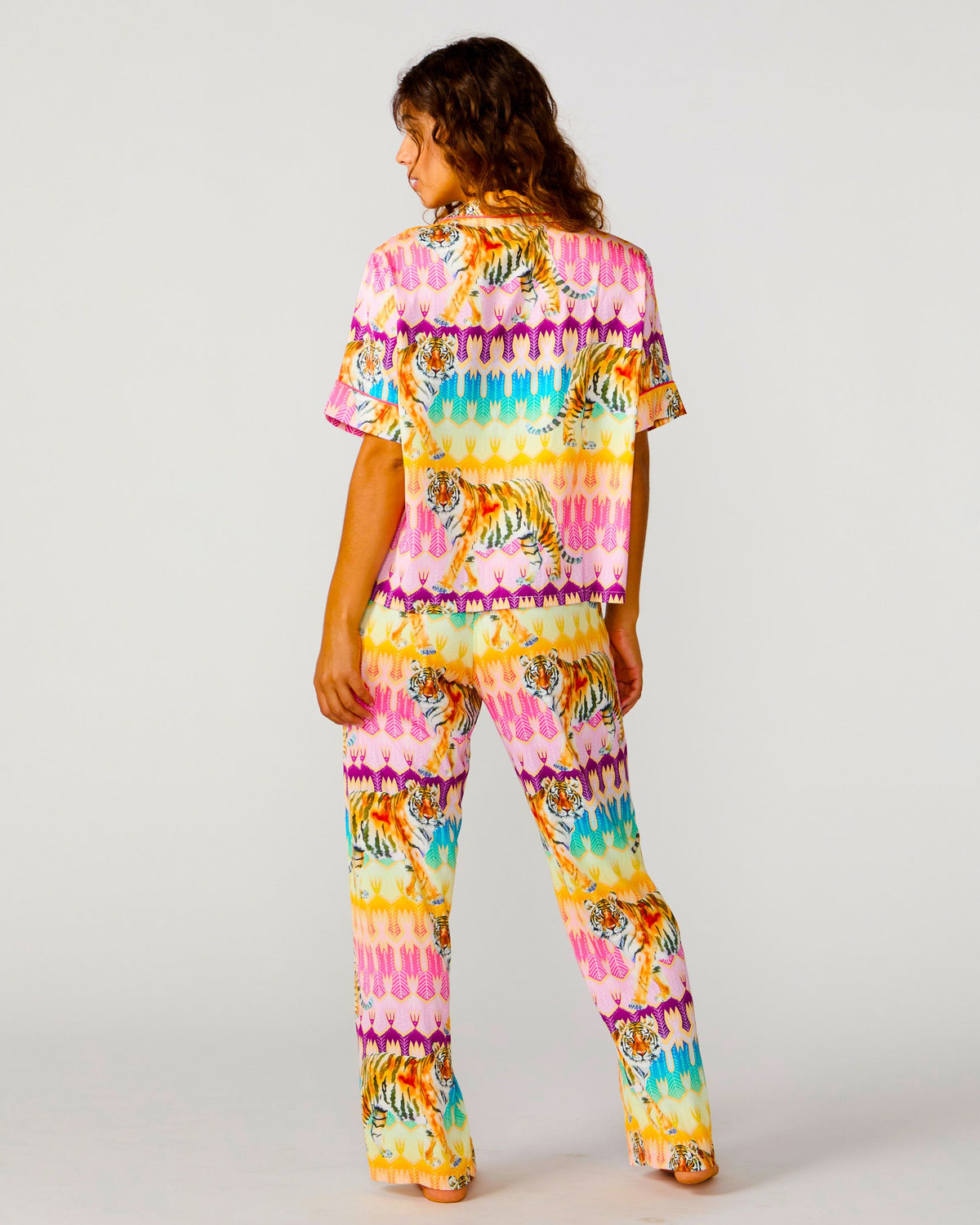 Tiger Royale Silky Pant Set