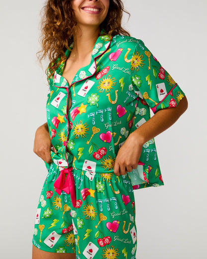 Lucky Silky Short Set