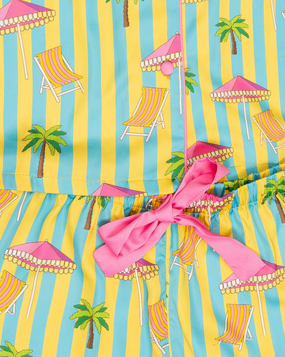 Cabana Club Silky Pant Set