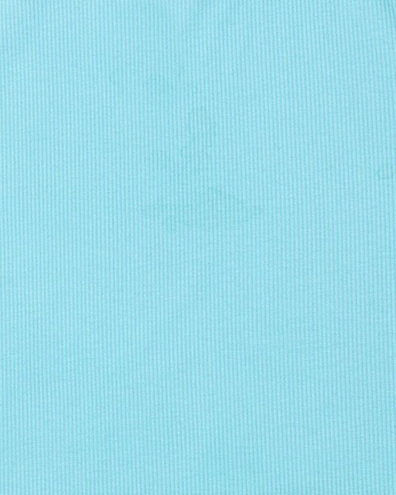 Kids Sunshine Classic Ribbed Tank, Turquoise