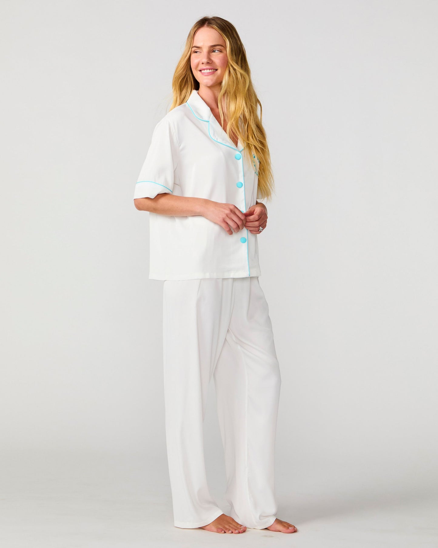Love After All Silky Pant Set, Bride