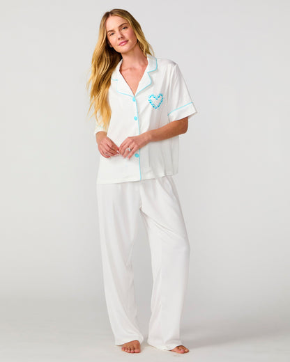Love After All Silky Pant Set, Bride
