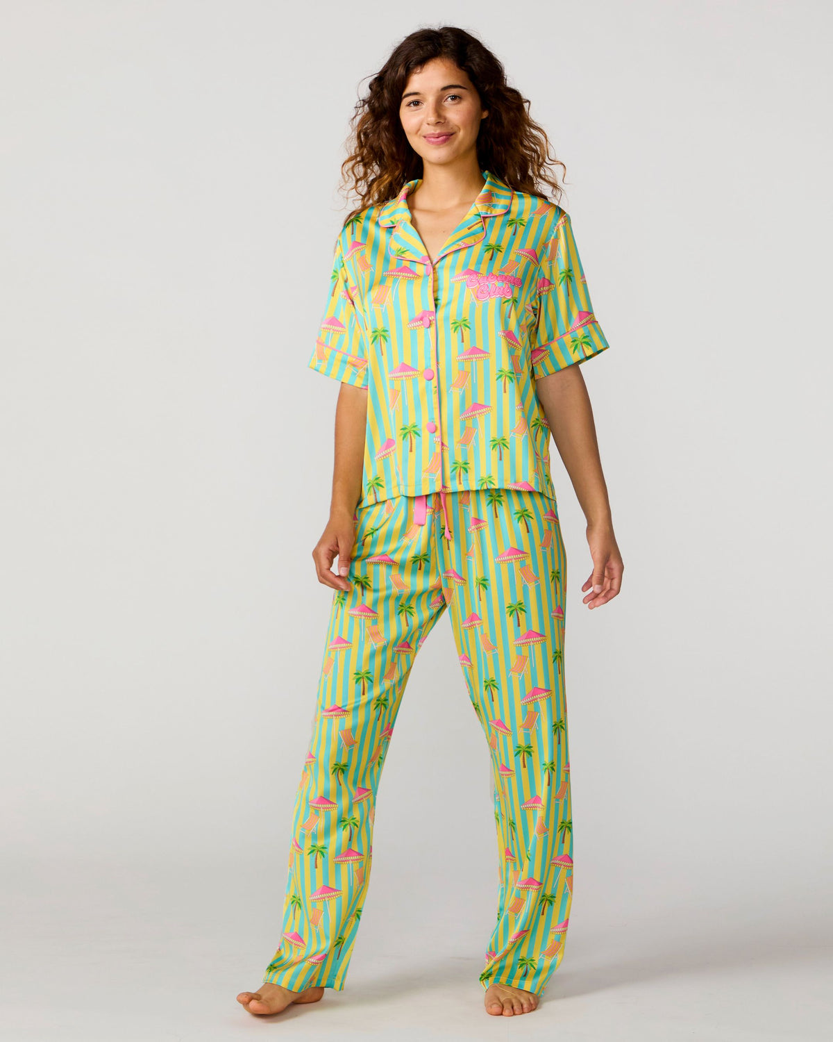 Cabana Club Silky Pant Set