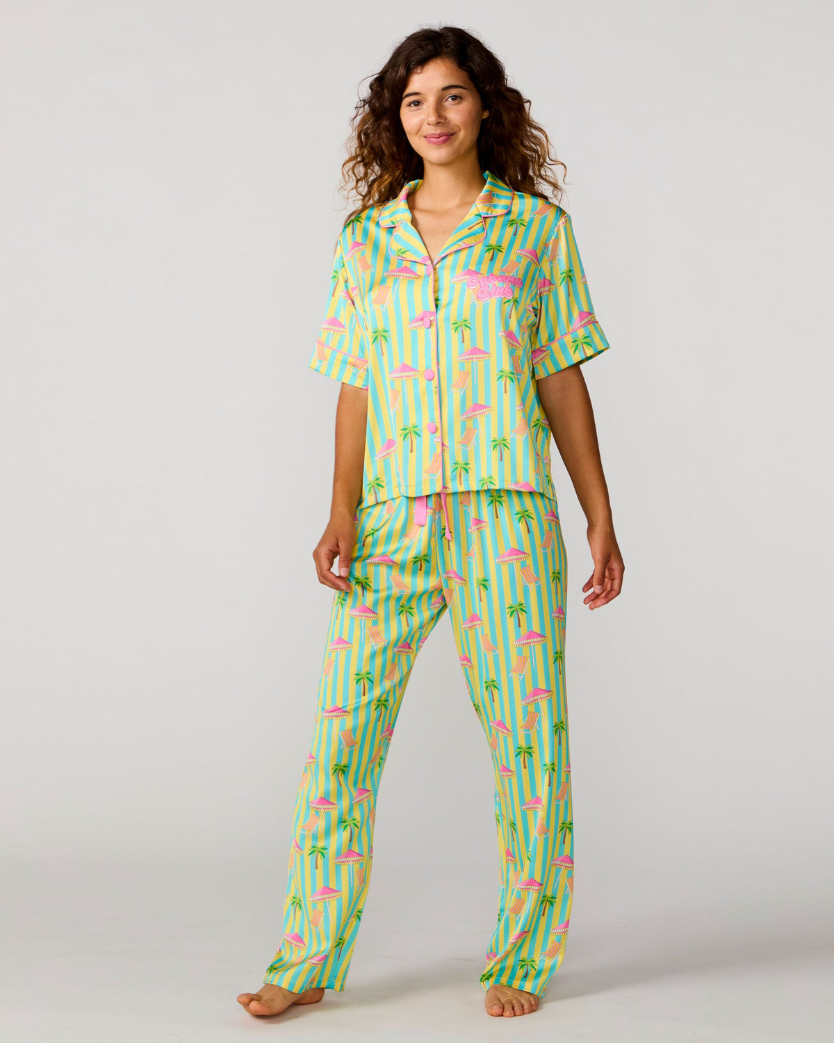 Cabana Club Silky Pant Set
