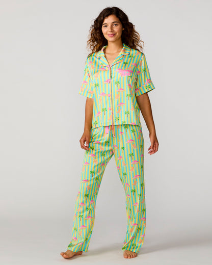 Cabana Club Silky Pant Set