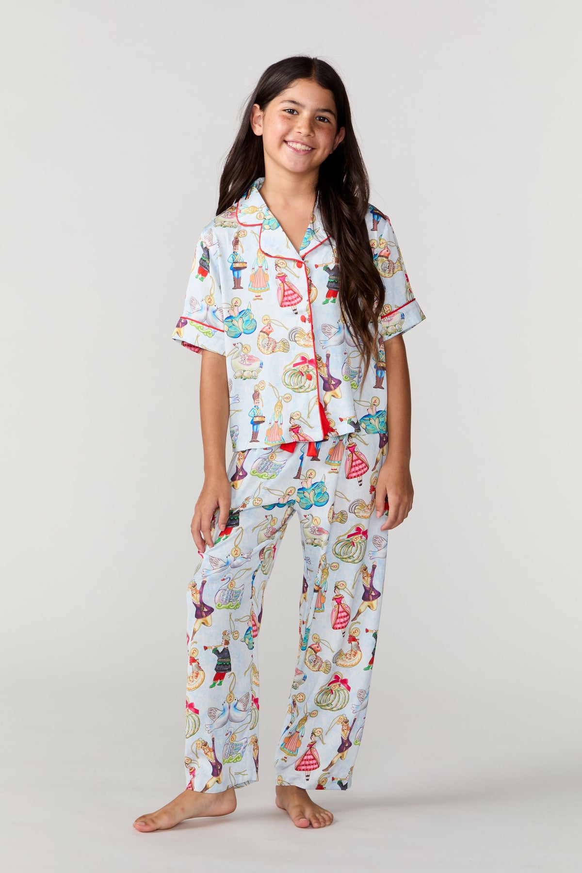 Kids 12 Days Silky Pant Set