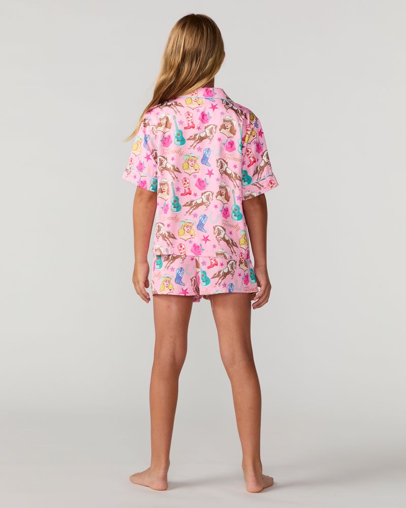 Kids Cowgirl Candy Silky Short Set