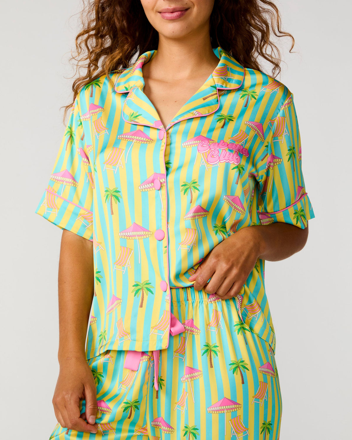 Cabana Club Silky Pant Set
