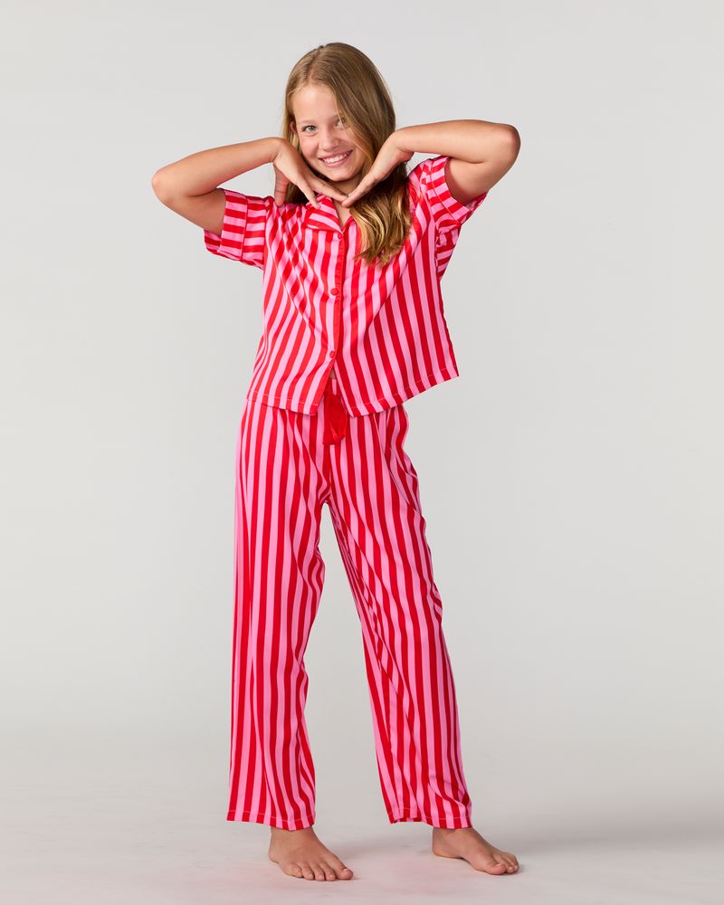 Kids Christmas Club Silky Pant Set