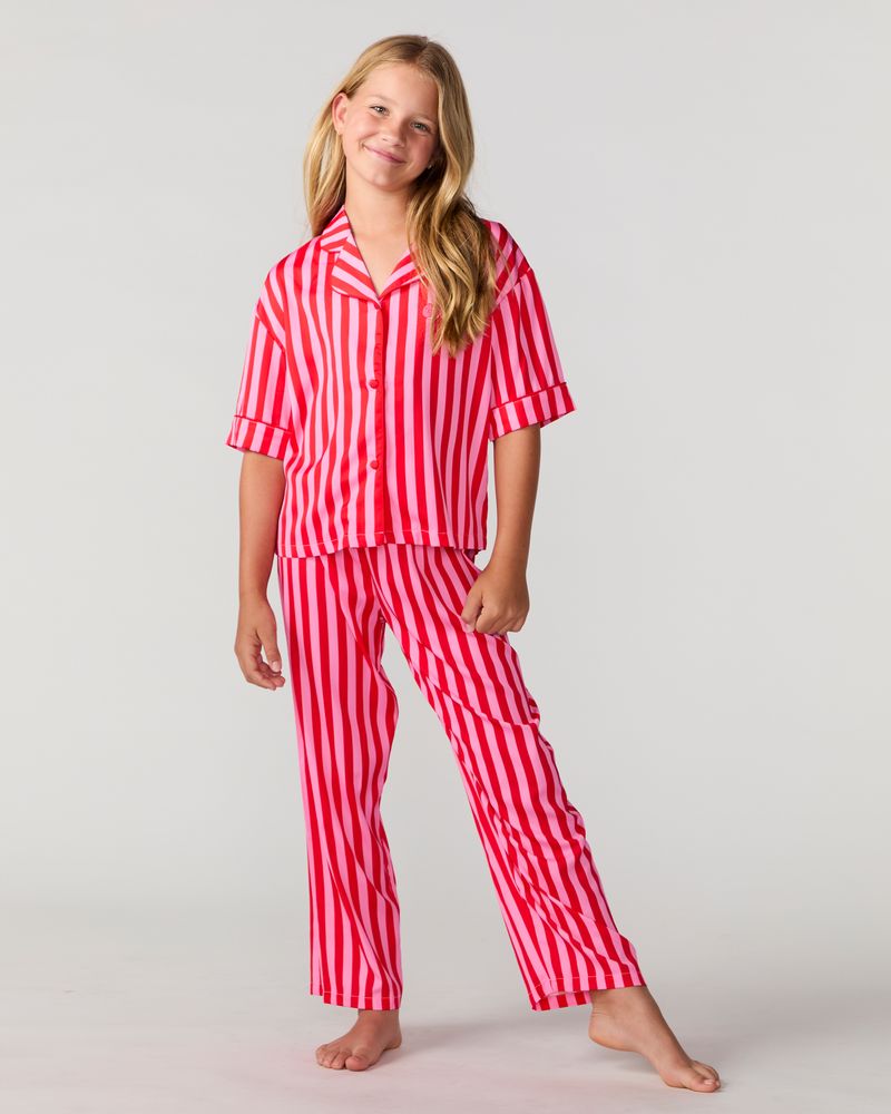 Kids Christmas Club Silky Pant Set