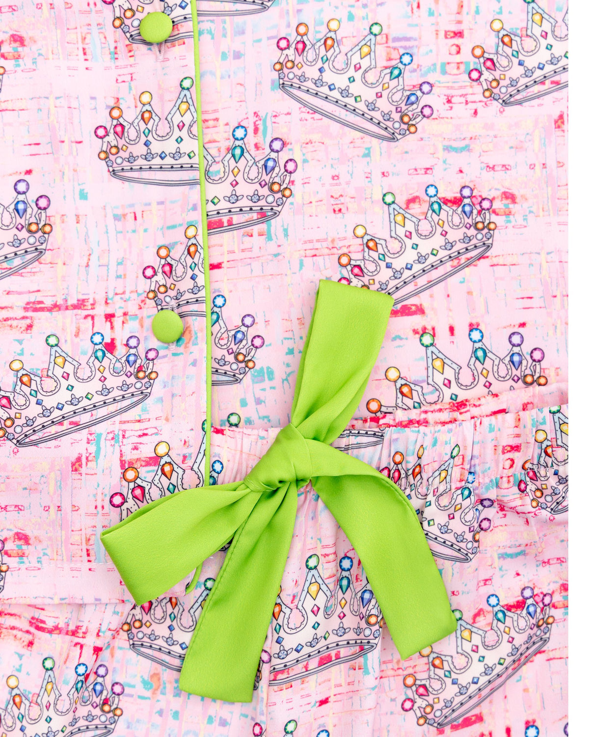 Crown Jewel Silky Short Set