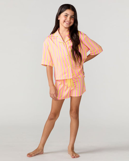 Kids Sunshine Club Silky Short Set