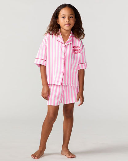 Kids Please Please Please Silky Short Set