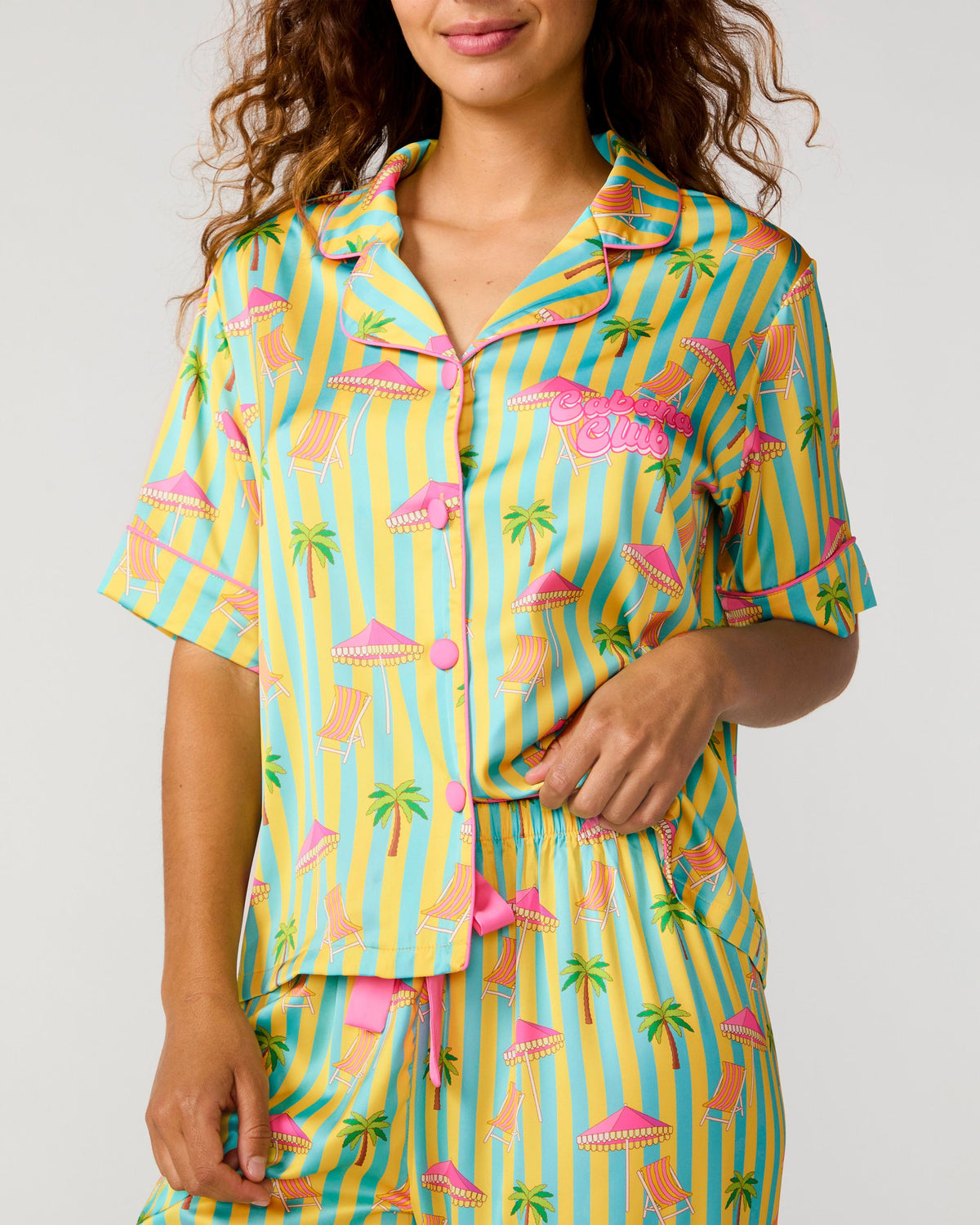 Cabana Club Silky Pant Set