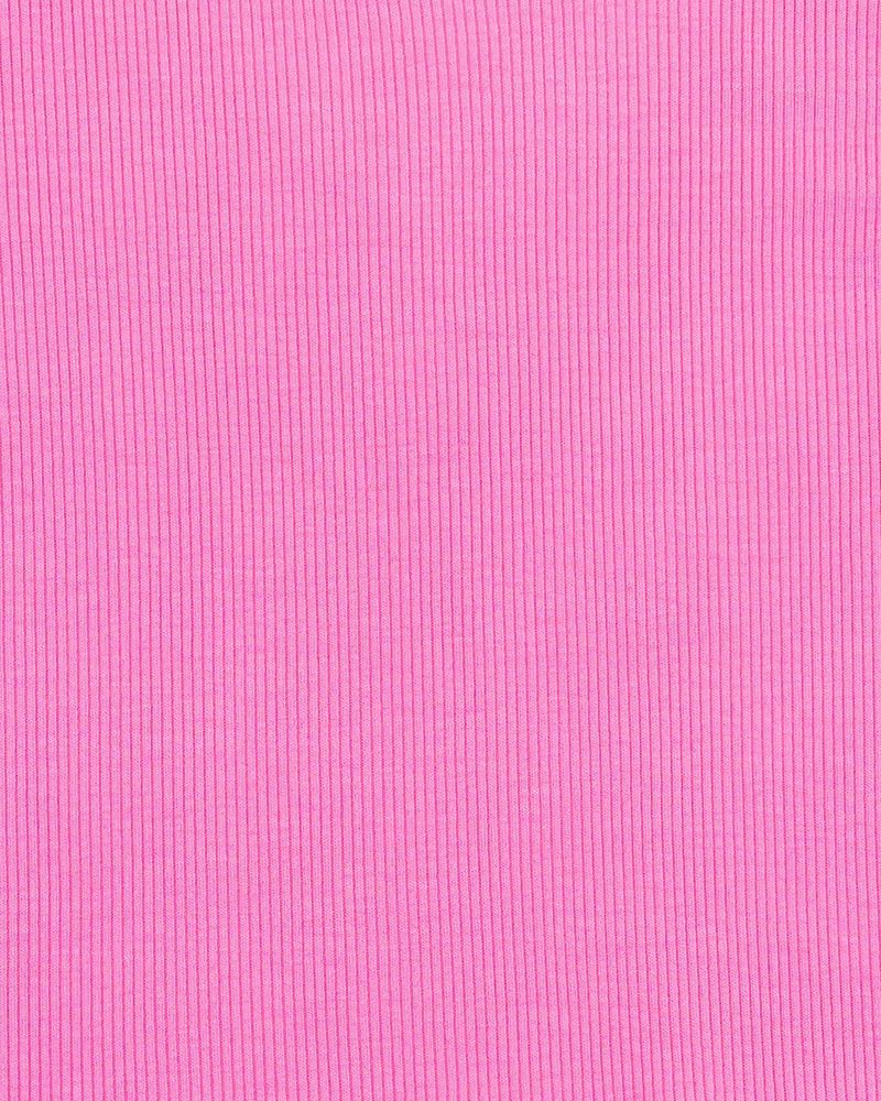 Kids Sunshine Classic Ribbed Tank, Pink