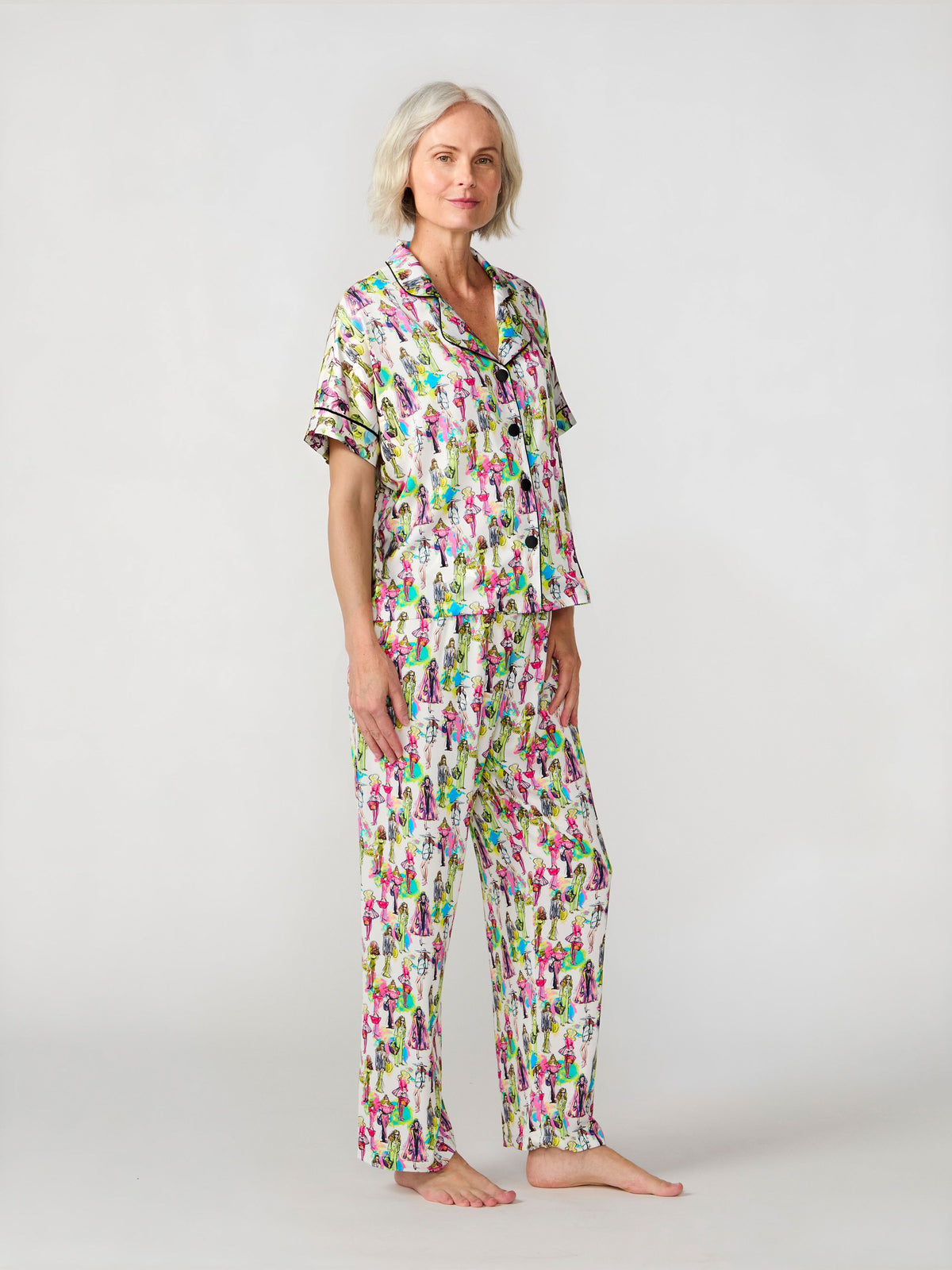 Fashionista Silky Pant Set