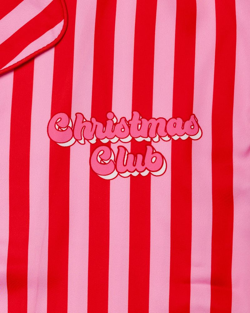 Kids Christmas Club Silky Pant Set