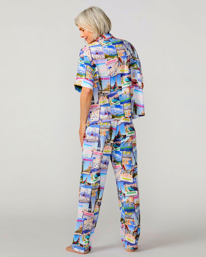World Traveler Silky Pant Set