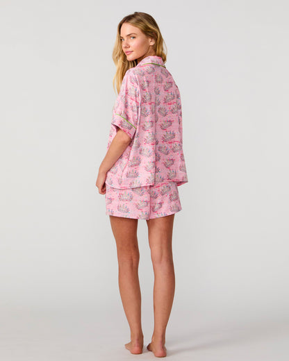 Crown Jewel Silky Short Set