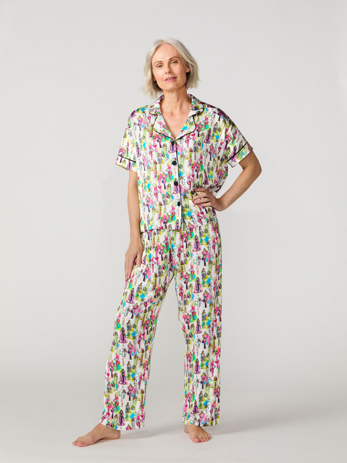 Fashionista Silky Pant Set