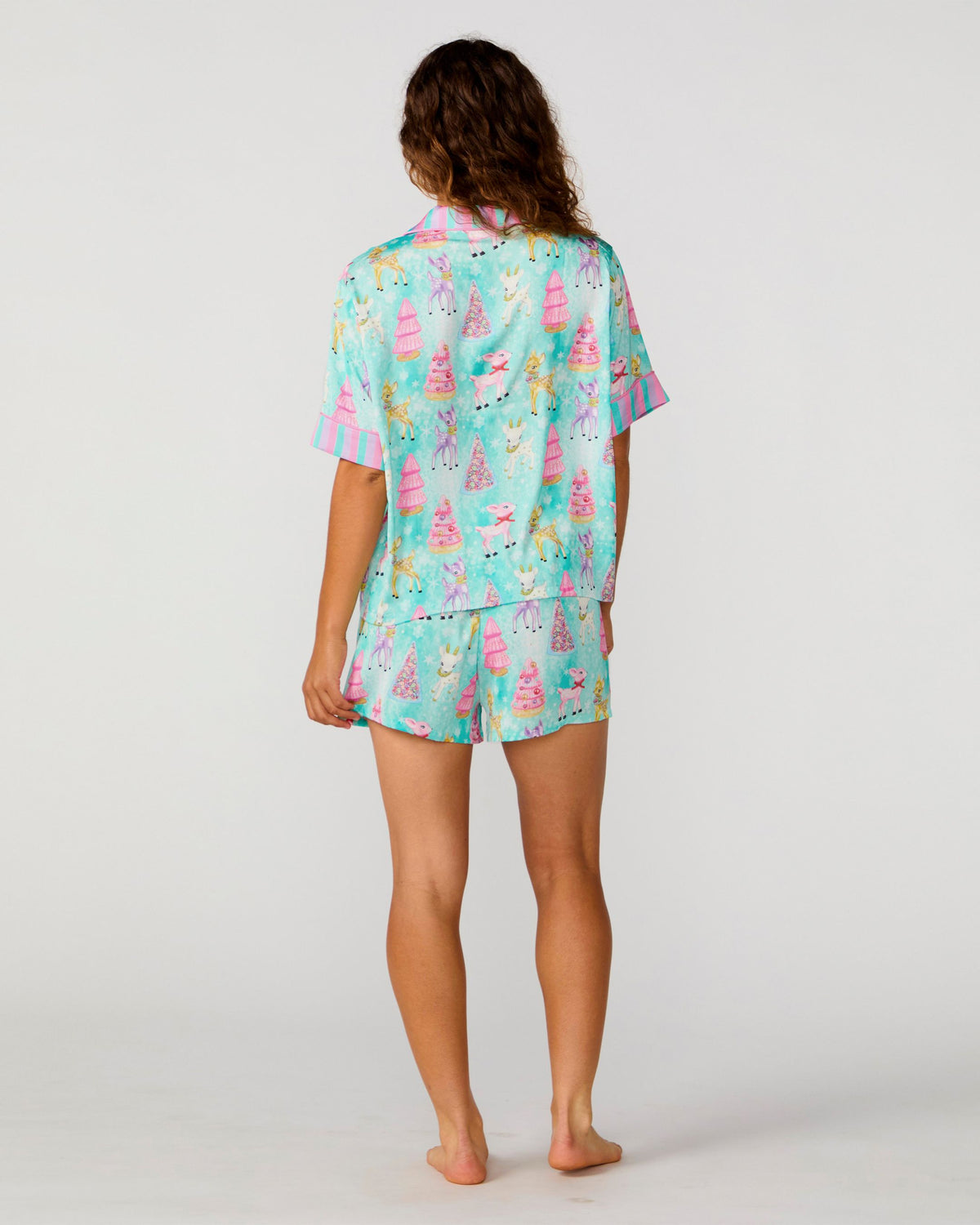 Prancer Silky Short Set