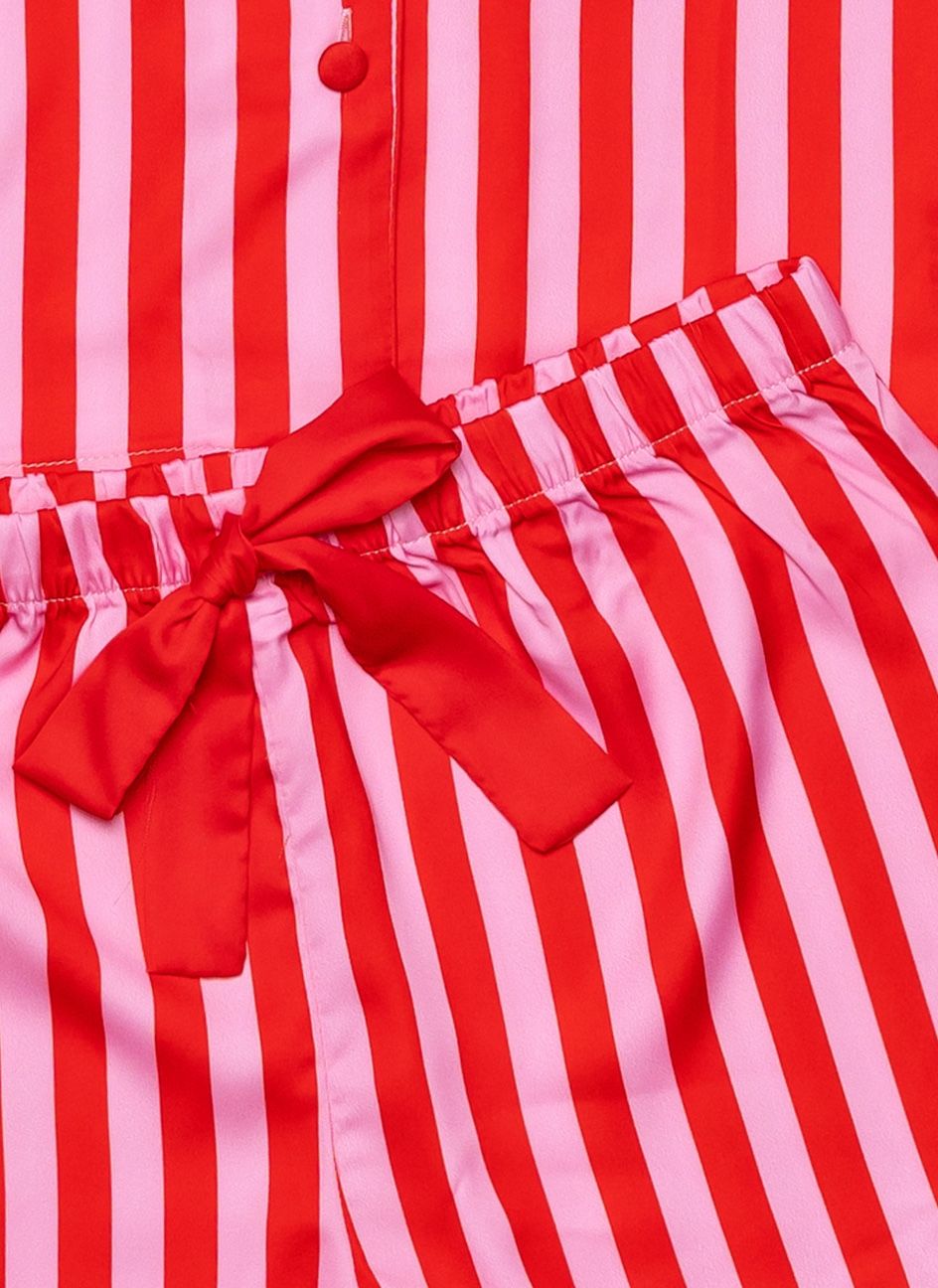 Christmas Club Silky 3/4 Sleeve PJ Pant Set