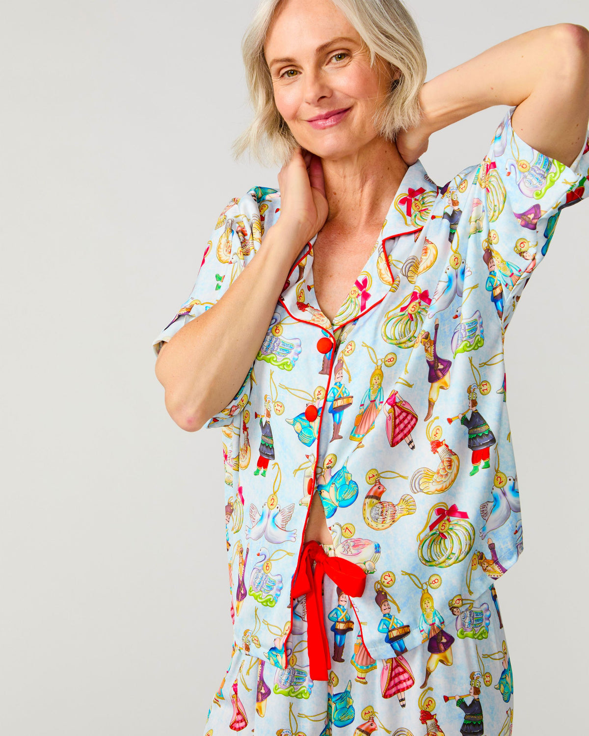 12 Days Silky 3/4 Sleeve Pant Set