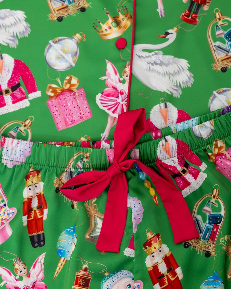 Kids Holiday Baubles Pant Set
