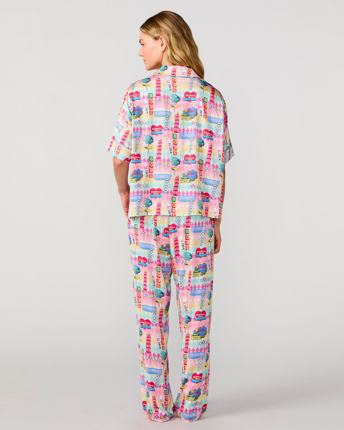Highway Holiday Silky Pant Set