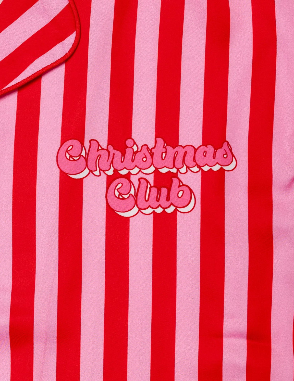 Christmas Club Silky 3/4 Sleeve PJ Pant Set