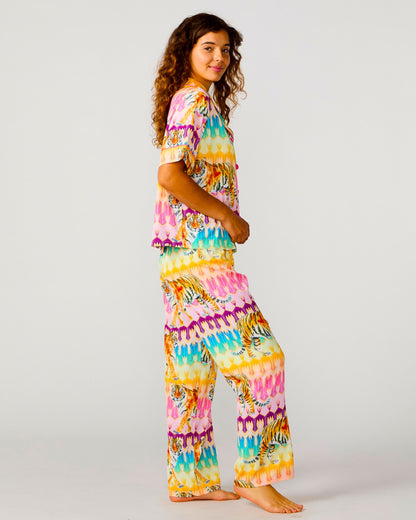 Tiger Royale Silky Pant Set