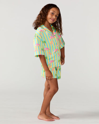 Kids Cabana Club Silky Short Set