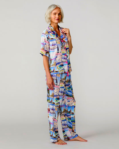 World Traveler Silky Pant Set