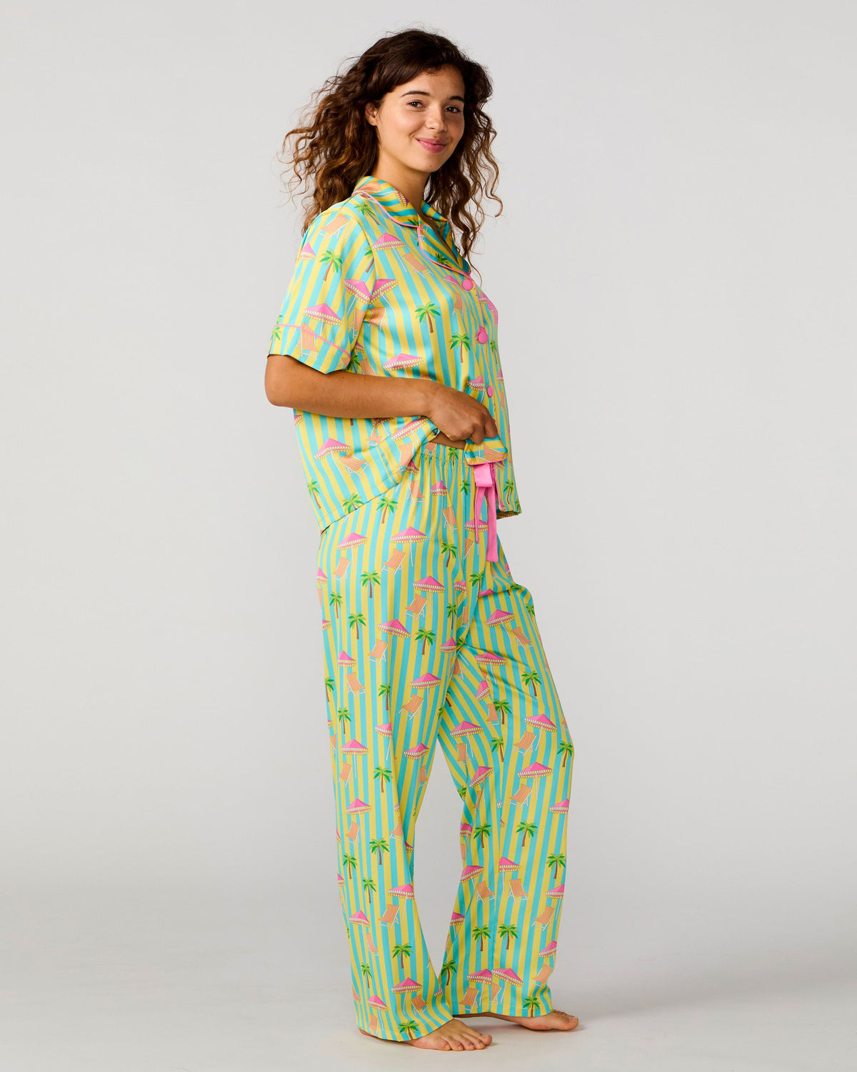 Cabana Club Silky Pant Set