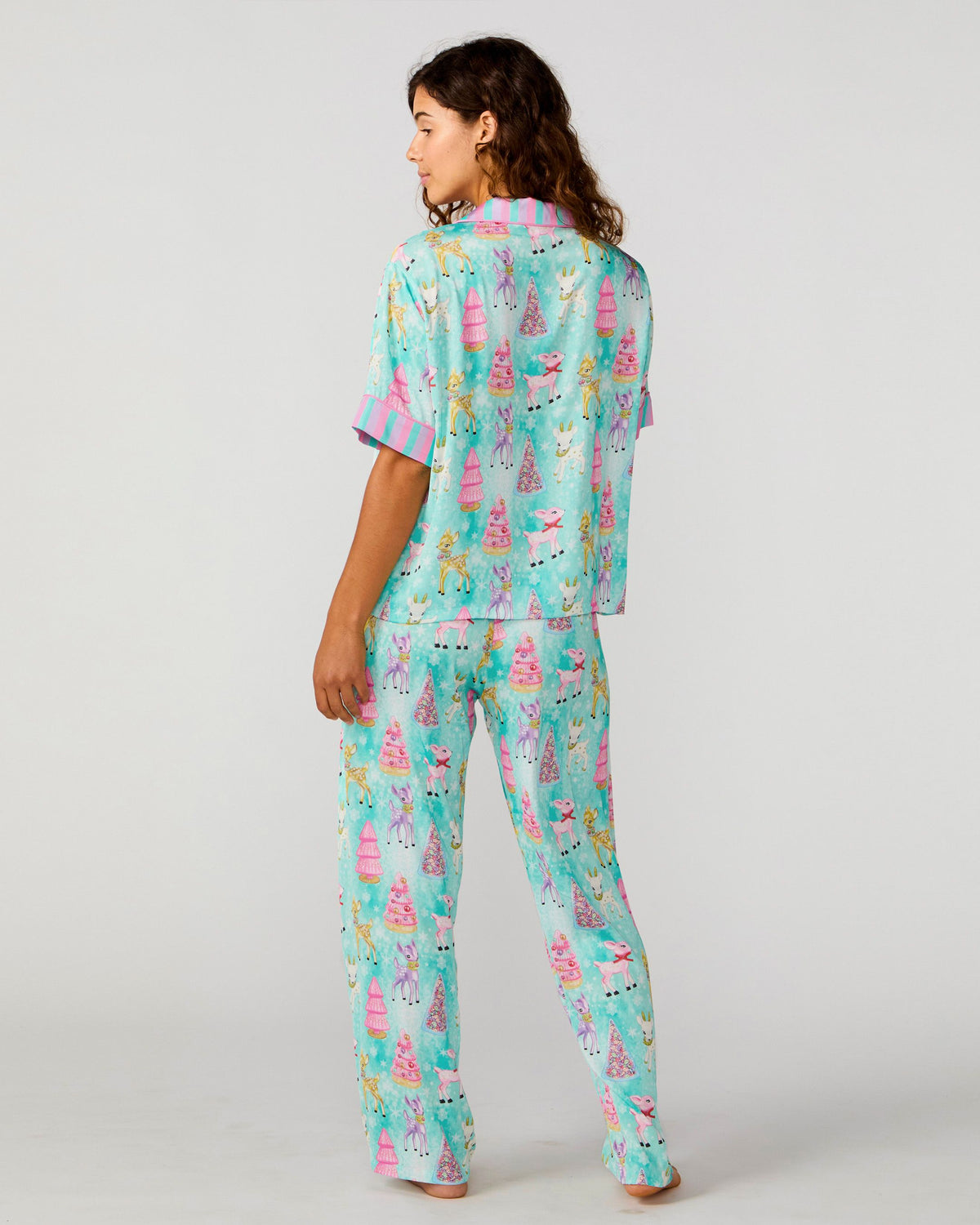 Prancer Silky Pant Set
