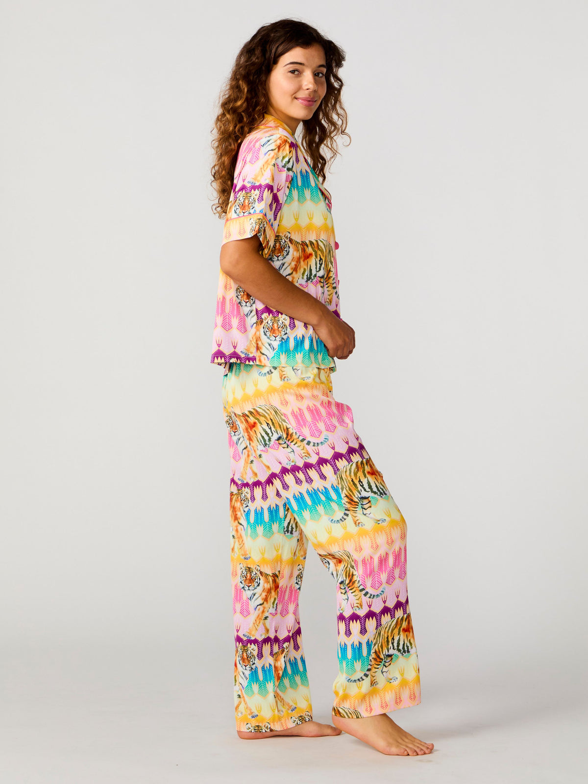 Tiger Royale Silky Pant Set