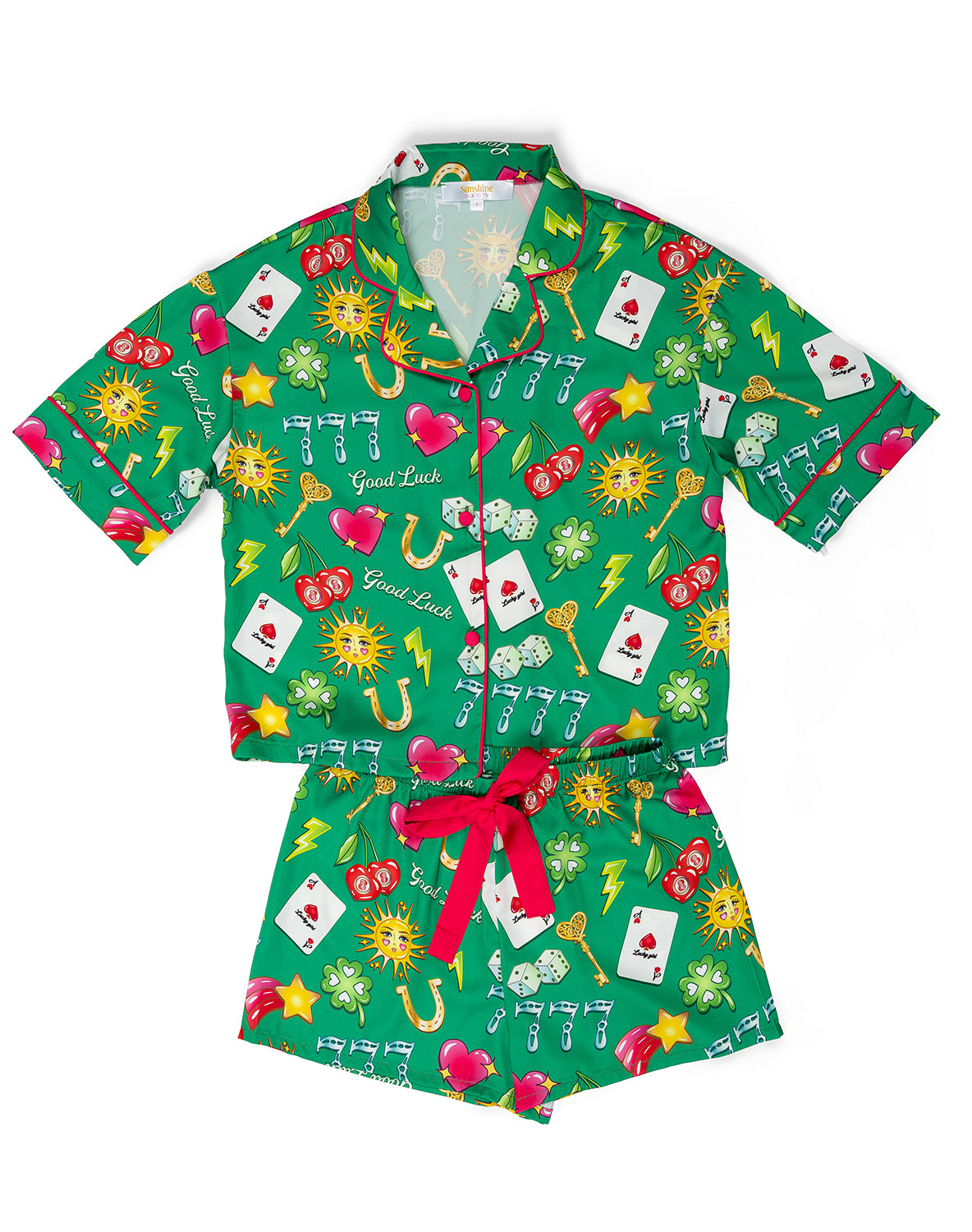 Kids Lucky Silky Short Set
