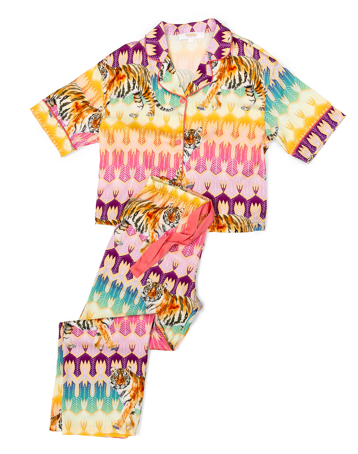 Kids Tiger Royale Silky Pant Set