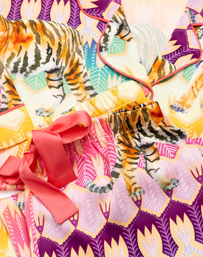 Kids Tiger Royale Silky Pant Set