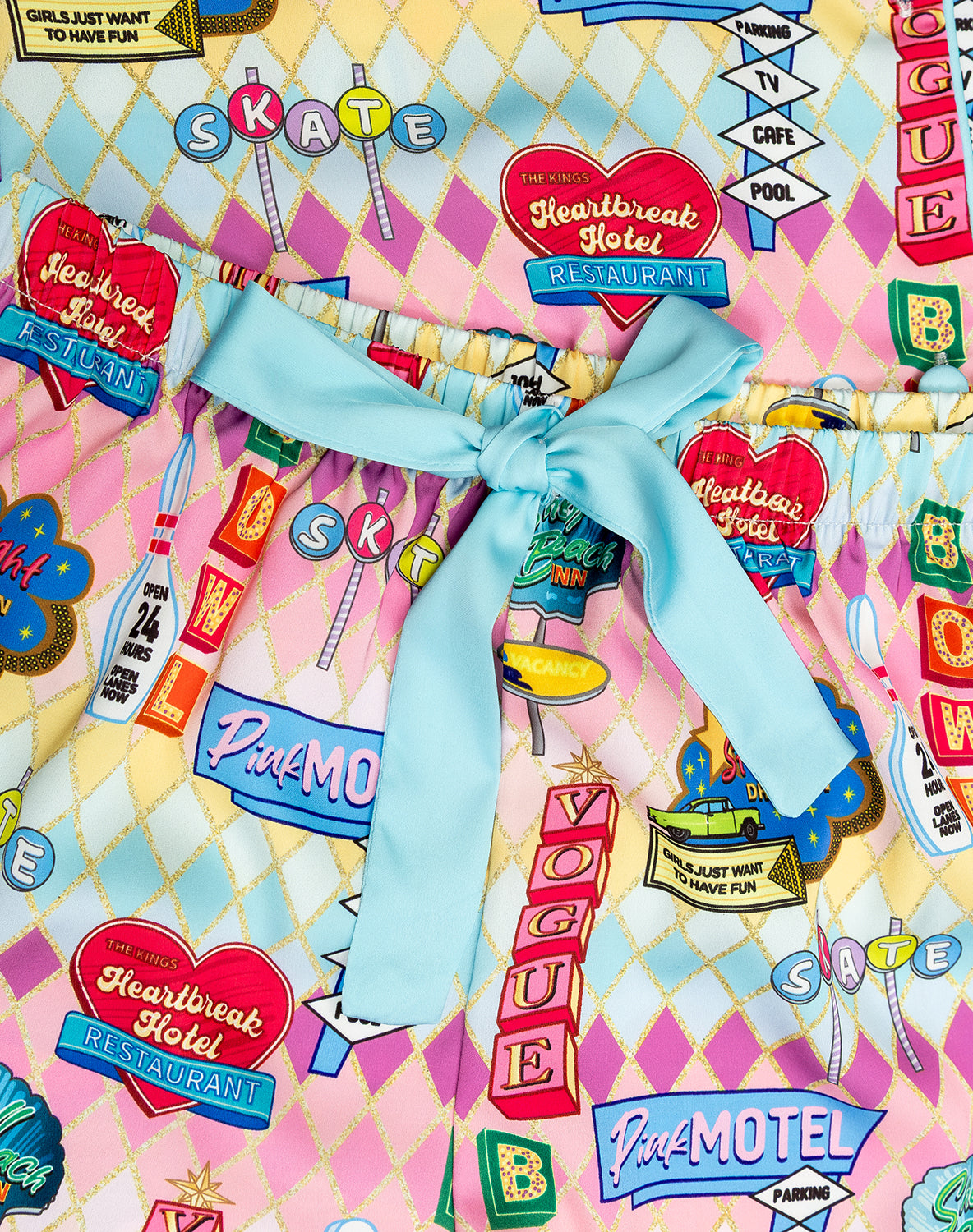 Kids Highway Holiday Silky Short Set