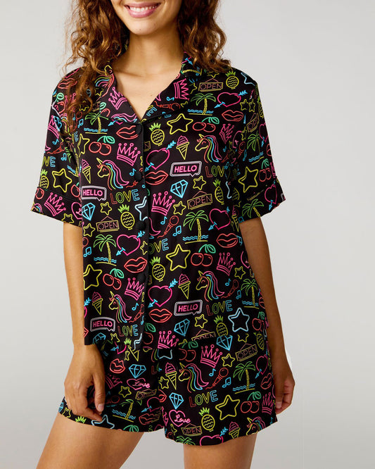 Neon Lights Silky Set