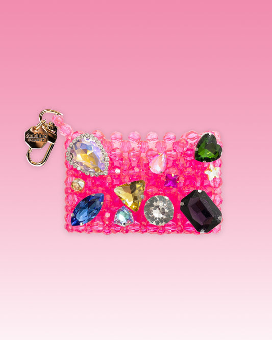 Crown Jewel Cardholder, Pink