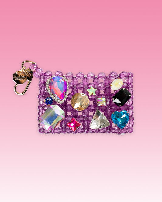 Crown Jewels Cardholder, Purple