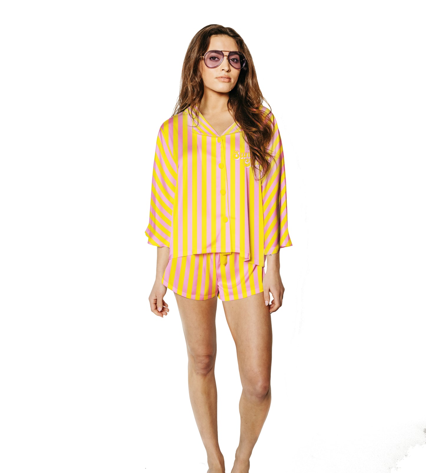 Silky Sunshine Club (3/4 Sleeve w/ Shorts)