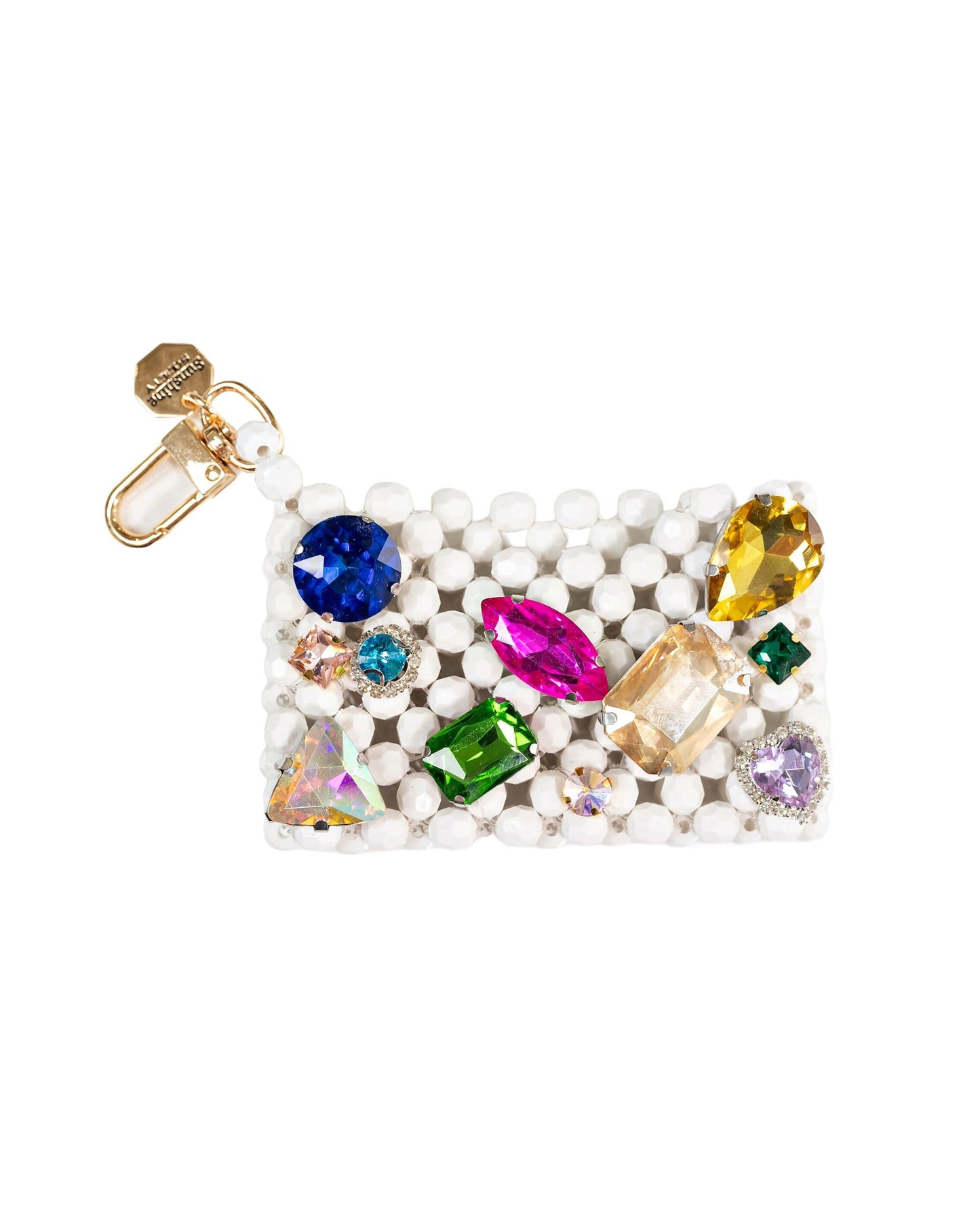 Crown Jewel Cardholder, White