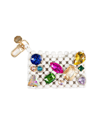 Crown Jewel Cardholder, White